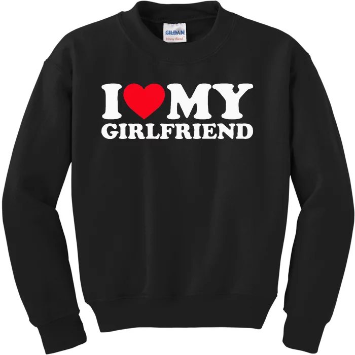 Black Double Classic Fit Show Your Love Kids Sweatshirt