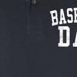 Baseball Dad Classic Bold Font FatherS Day Daddy Softstyle Adult Sport Polo