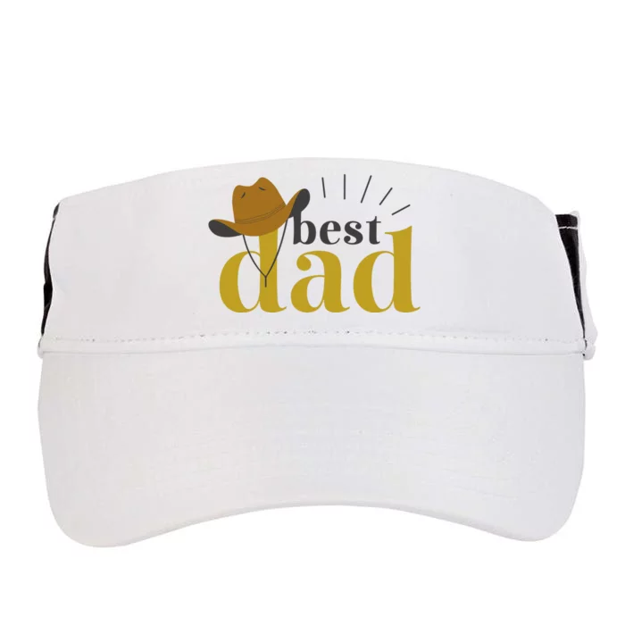 Best Dad Cowboy Adult Drive Performance Visor