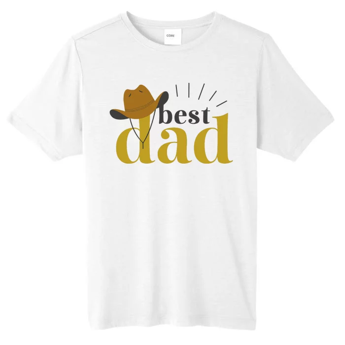 Best Dad Cowboy ChromaSoft Performance T-Shirt