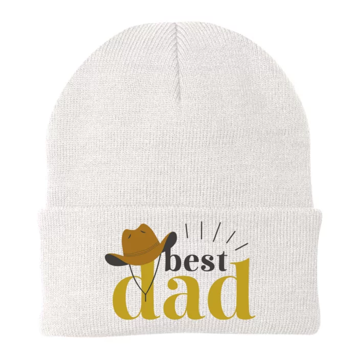 Best Dad Cowboy Knit Cap Winter Beanie