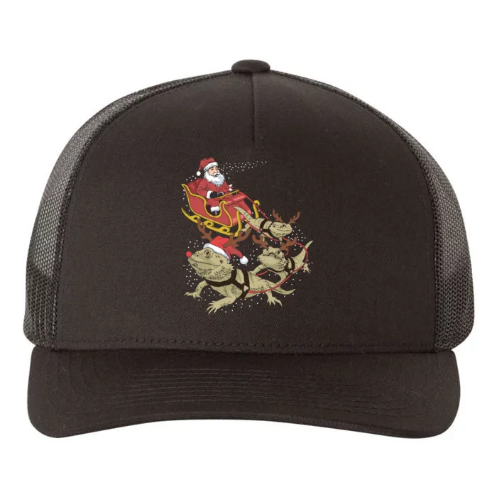 Bearded Dragon Christmas Yupoong Adult 5-Panel Trucker Hat