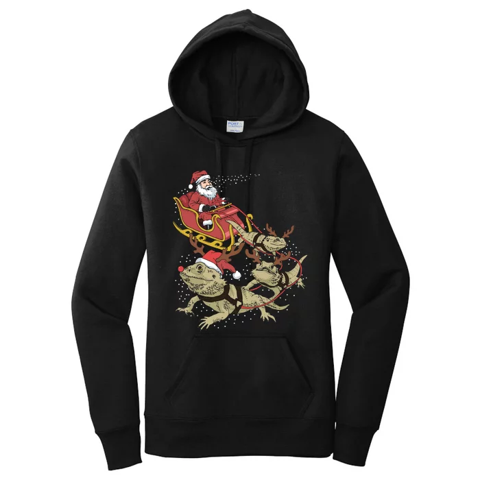 Bearded Dragon Christmas Women's Pullover Hoodie