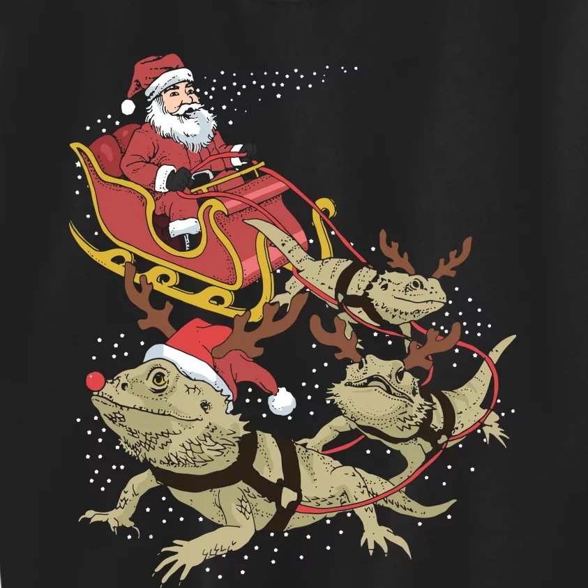 Bearded Dragon Christmas Kids Sweatshirt