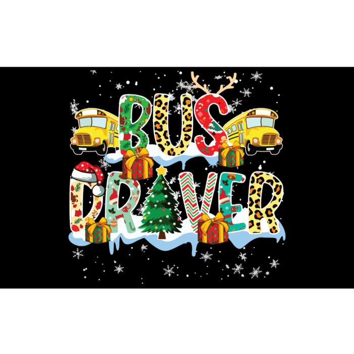 Bus Driver Christmas School Bus Driver Xmas Party Bumper Sticker