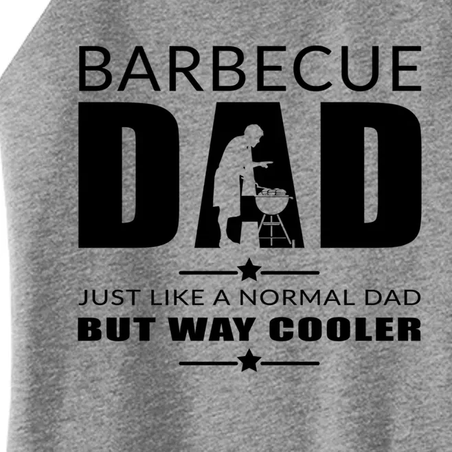 Barbecue Dad Cute Gift Women’s Perfect Tri Rocker Tank