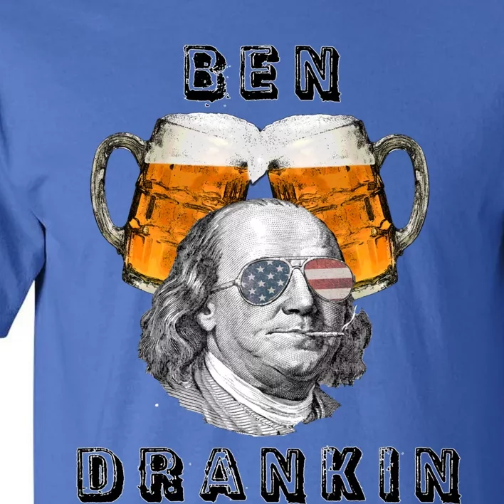 Ben Drankin Casual Independence Day Holiday July 4 Gift Tall T-Shirt