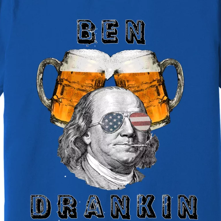 Ben Drankin Casual Independence Day Holiday July 4 Gift Premium T-Shirt