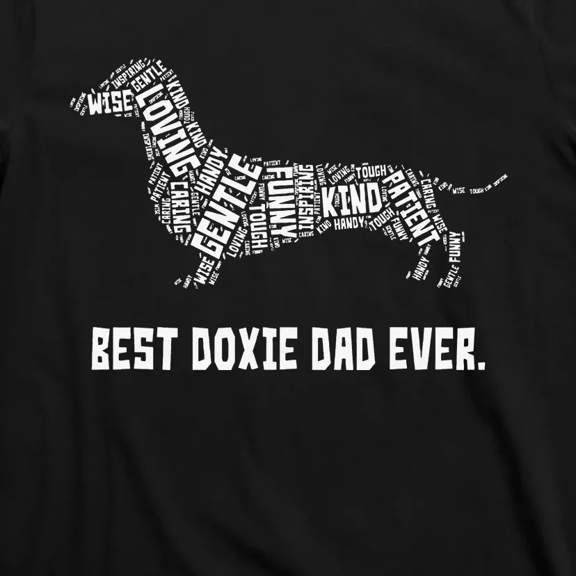 Best Doxie Dad Ever Father's Day for Dachshund Lovers T-Shirt