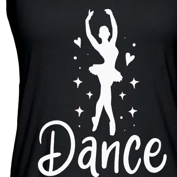 Ballet Dancer Dancing Dance School Ballet Lover Gift Ladies Essential Flowy Tank