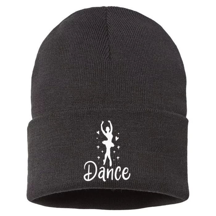 Ballet Dancer Dancing Dance School Ballet Lover Gift Sustainable Knit Beanie