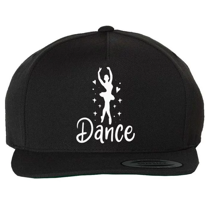 Ballet Dancer Dancing Dance School Ballet Lover Gift Wool Snapback Cap