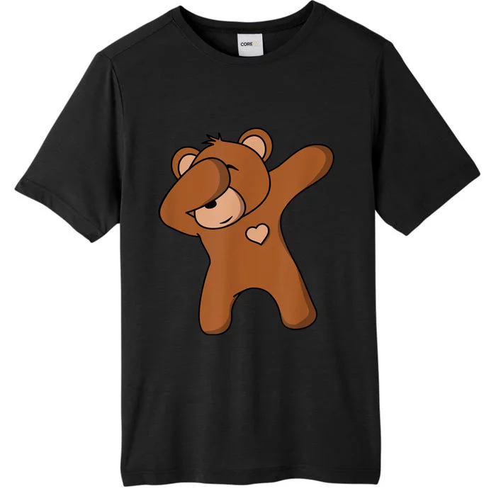 Bear Dancing DAB Bear Party Dancing Bear Teddy ChromaSoft Performance T-Shirt