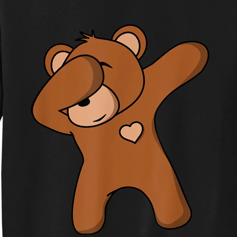 Bear Dancing DAB Bear Party Dancing Bear Teddy Tall Sweatshirt