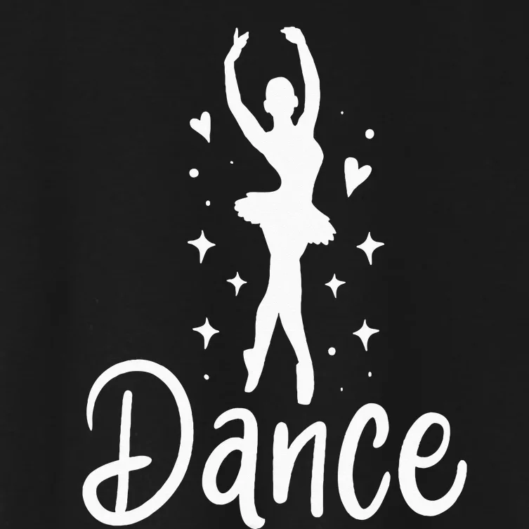 Ballet Dancer Dancing Dance School Ballet Lover Gift Women's Crop Top Tee