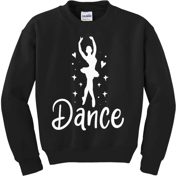 Ballet Dancer Dancing Dance School Ballet Lover Gift Kids Sweatshirt