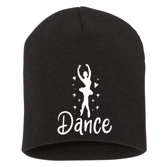 Ballet Dancer Dancing Dance School Ballet Lover Gift Short Acrylic Beanie