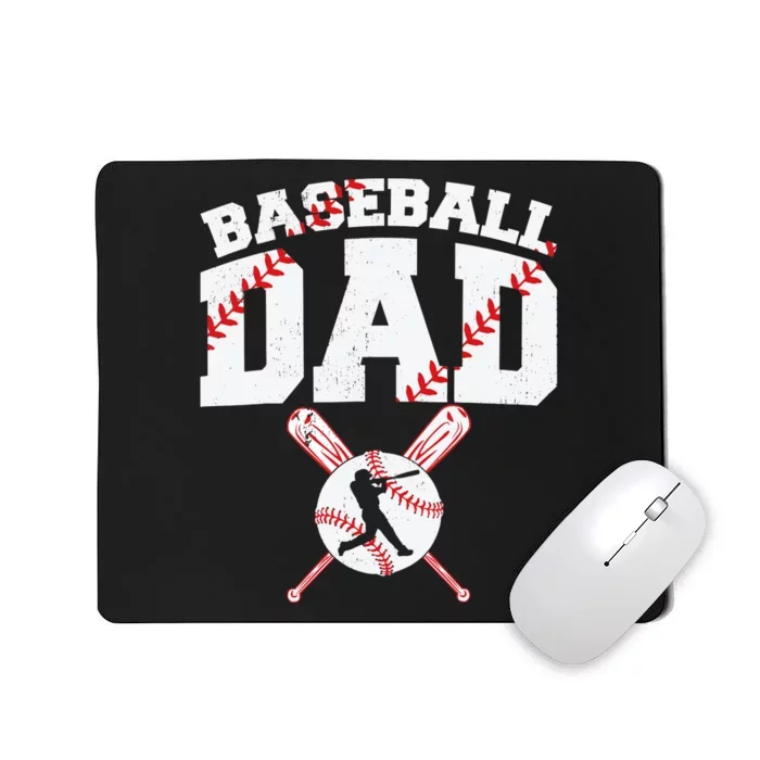 Baseball Dad - Dad Baseball Father's Day Mousepad