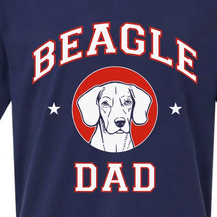 Beagle Dad Dog Father Sueded Cloud Jersey T-Shirt