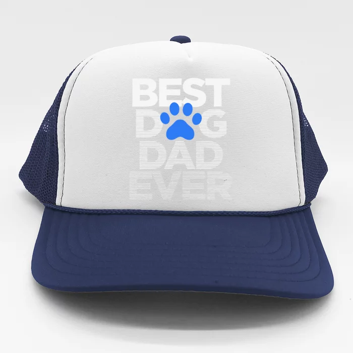 Best Dog Dad Ever Husband Fathers Day Gifts Trucker Hat