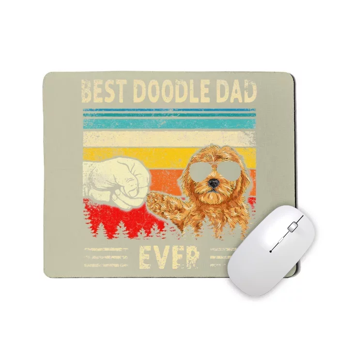 Best Doodle Dad Ever Goldendoodle Dog Dad Gift Fathers Day Mousepad