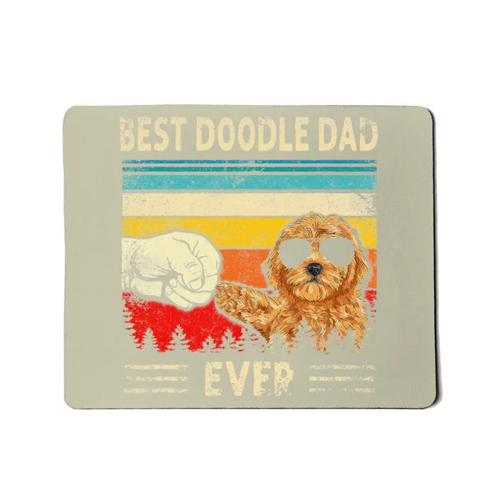 Best Doodle Dad Ever Goldendoodle Dog Dad Gift Fathers Day Mousepad