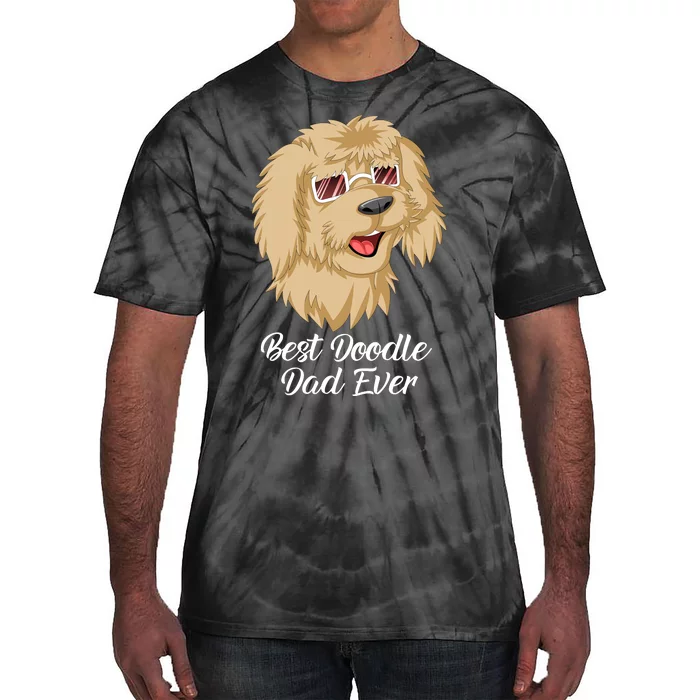 Best Doodle Dad Ever Tie-Dye T-Shirt