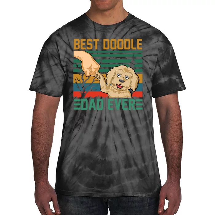 Best Doodle Dad Ever Tie-Dye T-Shirt