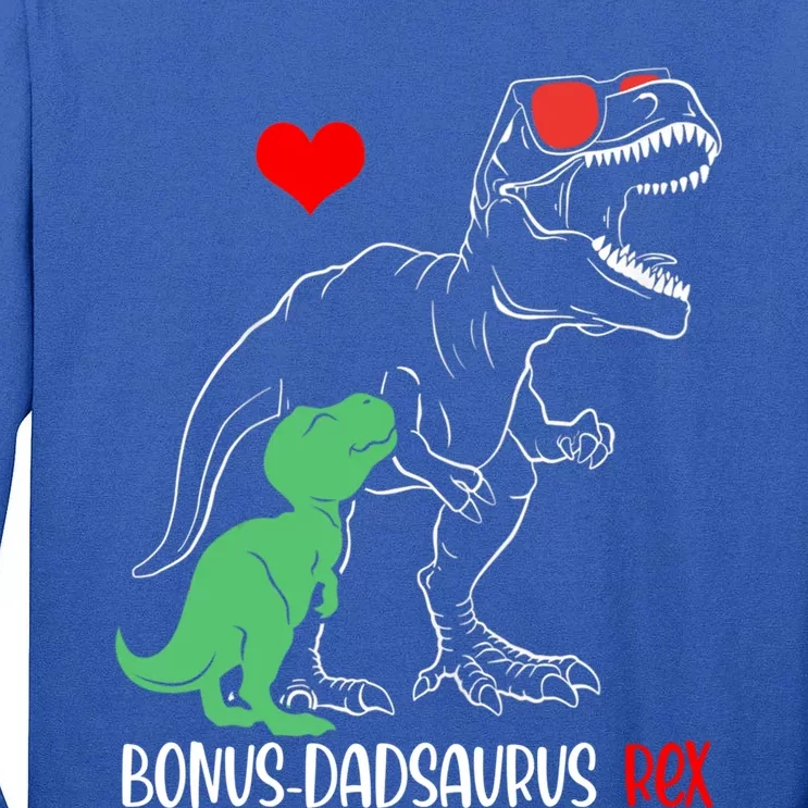 Bonus Dadsaurus Daddy Rex Autism Awareness Proud Dad Cute Gift Tall Long Sleeve T-Shirt