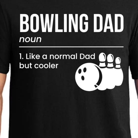 Bowling Dad Definition Gift Pajama Set