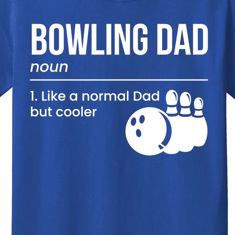 Bowling Dad Definition Gift Kids T-Shirt