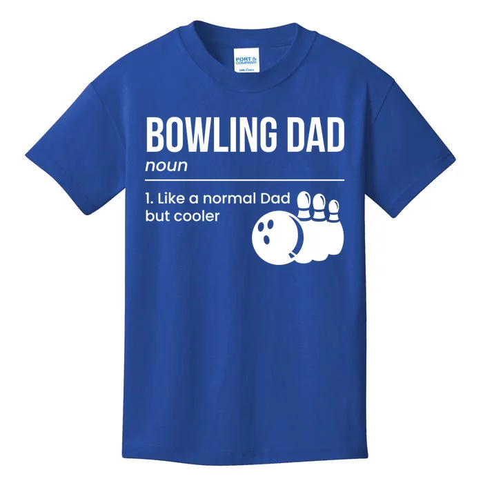 Bowling Dad Definition Gift Kids T-Shirt