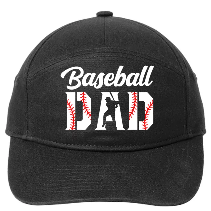 Baseball Dad - Dad Baseball 7-Panel Snapback Hat