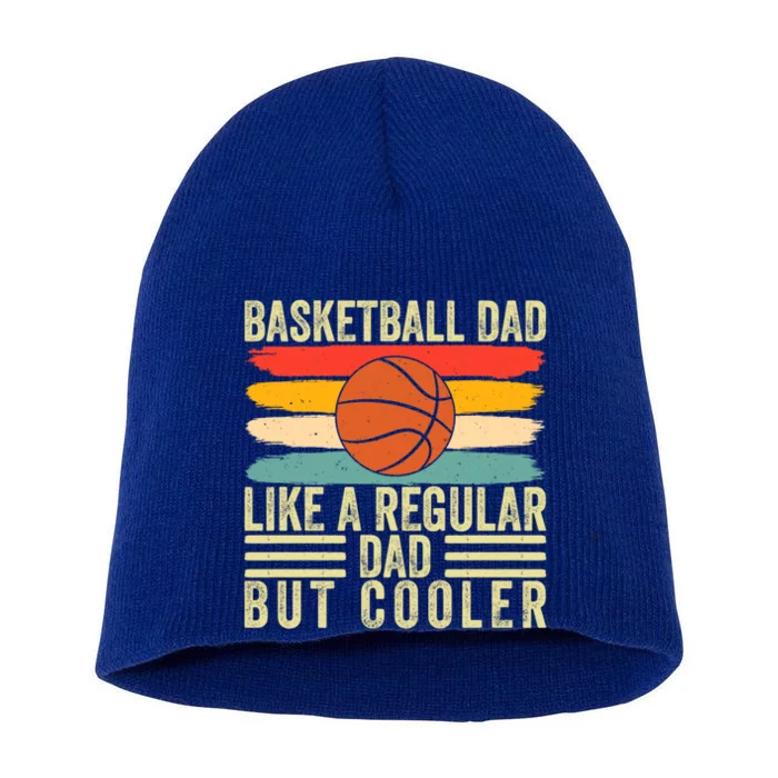 Basketball Dad Design Father Day Basketball Father Cute Gift Short Acrylic Beanie