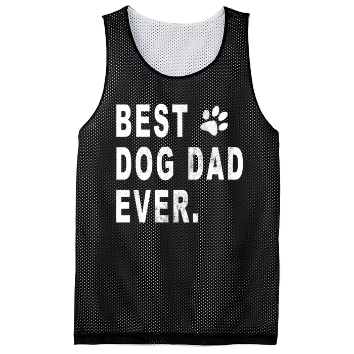 Best Dog Dad Mesh Reversible Basketball Jersey Tank