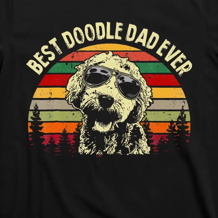 Best Doodle Dad Ever Goldendoodle Dad T-Shirt