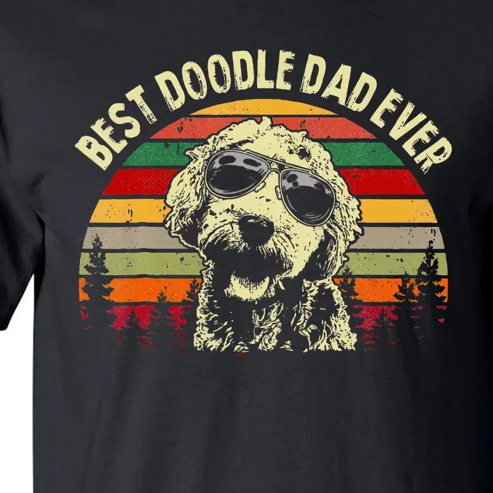 Best Doodle Dad Ever Goldendoodle Dad Tall T-Shirt