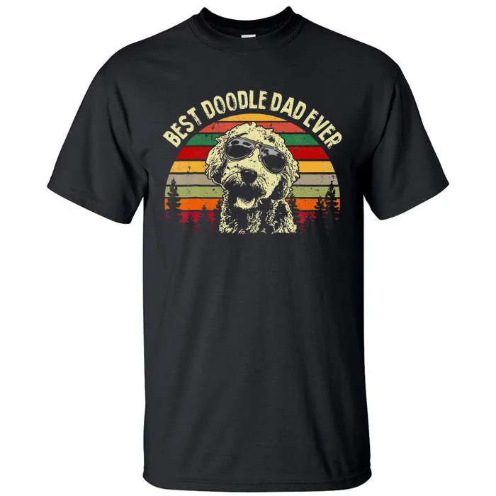 Best Doodle Dad Ever Goldendoodle Dad Tall T-Shirt