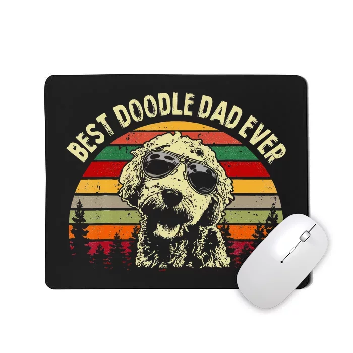 Best Doodle Dad Ever Goldendoodle Dad Mousepad