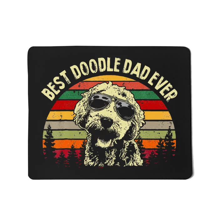 Best Doodle Dad Ever Goldendoodle Dad Mousepad