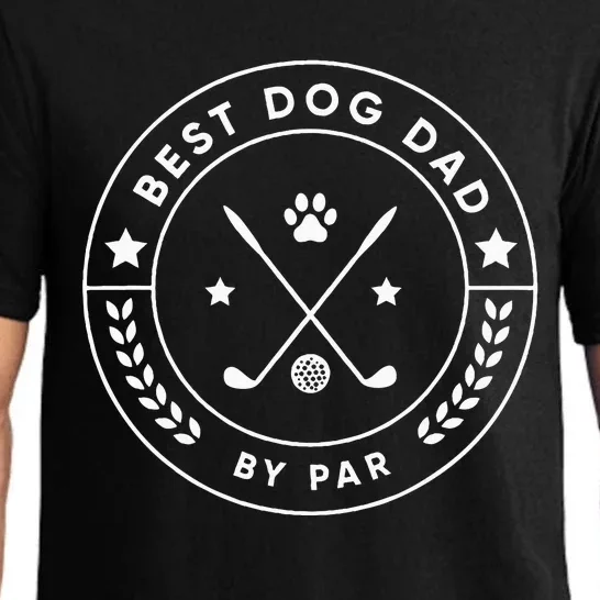 Best Dog Dad By Par For Golfer Funny Pajama Set