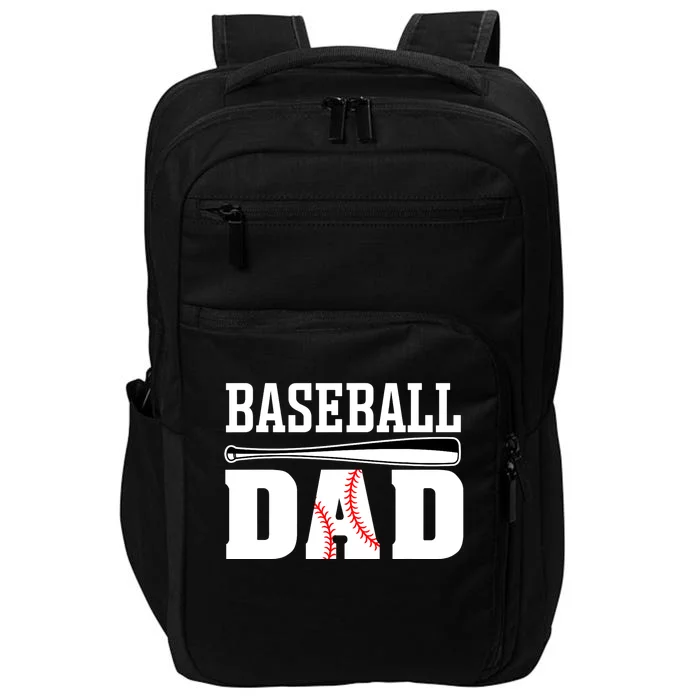 Baseball Dad - Dad Baseball Impact Tech Backpack