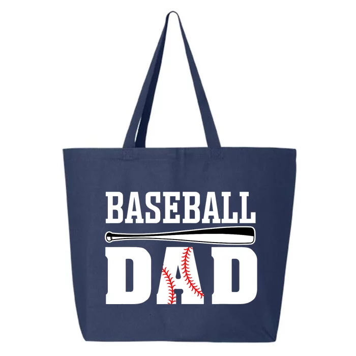 Baseball Dad - Dad Baseball 25L Jumbo Tote