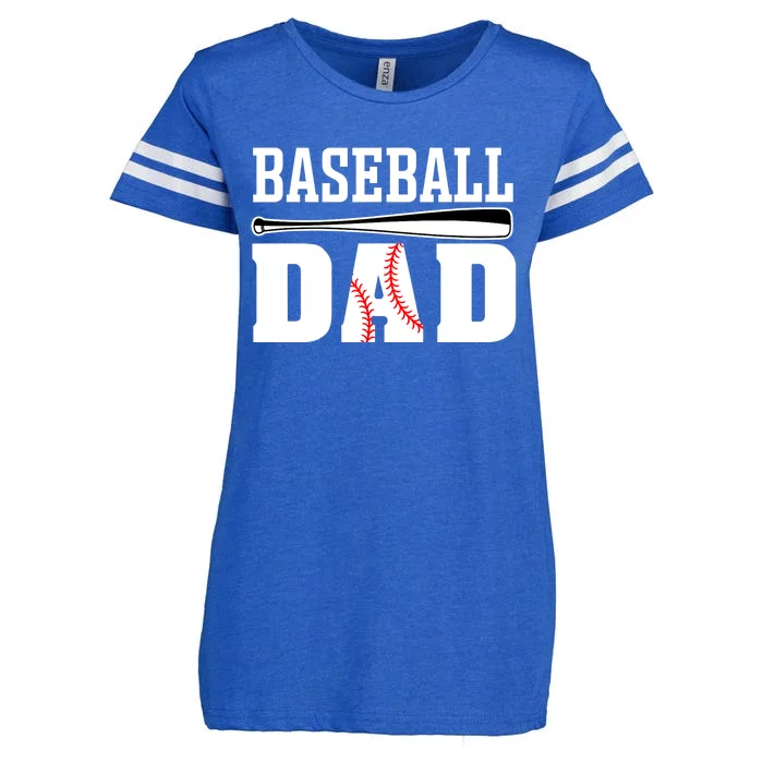 Baseball Dad - Dad Baseball Enza Ladies Jersey Football T-Shirt