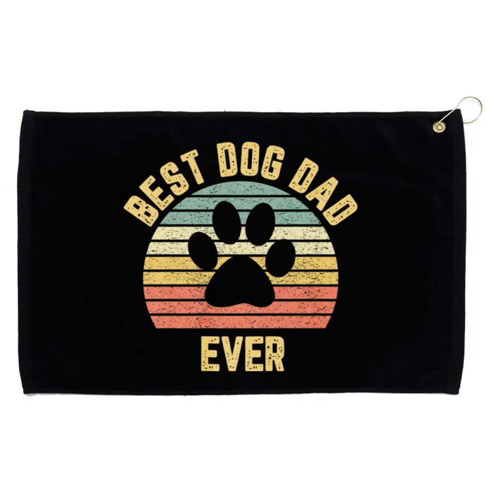 Best Dog Dad Ever Grommeted Golf Towel