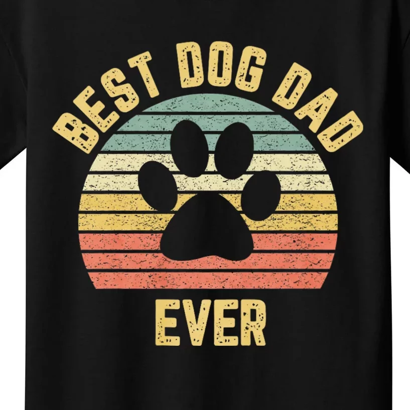 Best Dog Dad Ever Kids T-Shirt