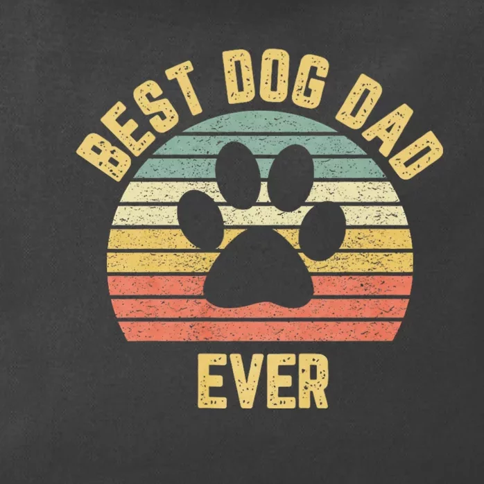 Best Dog Dad Ever Zip Tote Bag