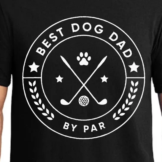 Best Dog Dad By Par For Golfer Funny Pajama Set