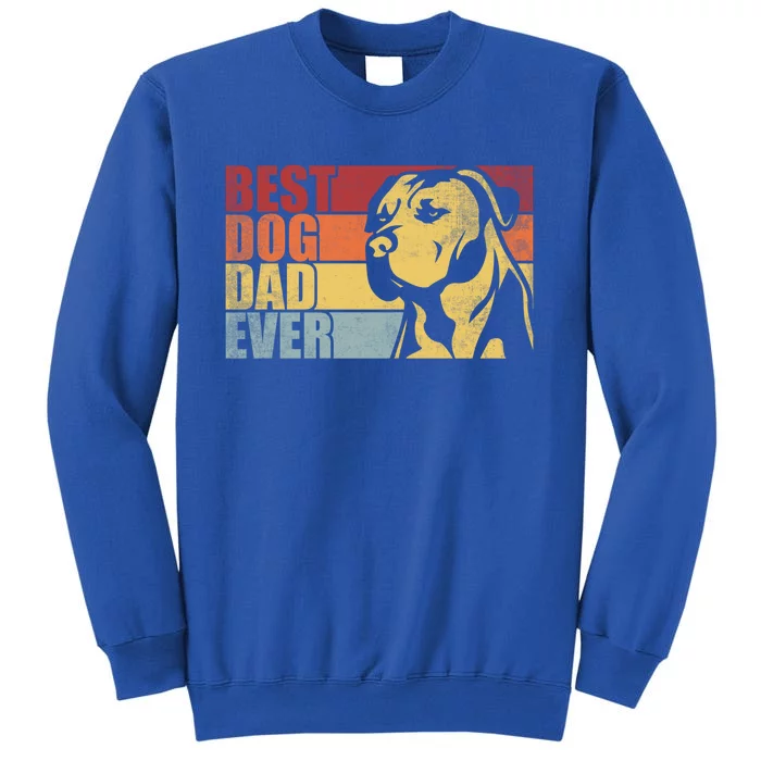 Best Dog Dad Ever Funny Vintage Dog Dad For Cats Lover Gift Sweatshirt