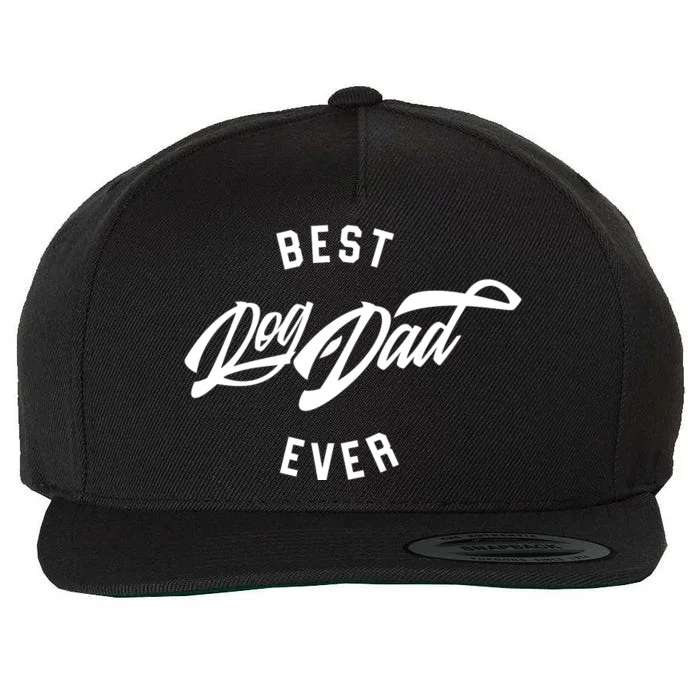 Best Dog Dad Ever Wool Snapback Cap